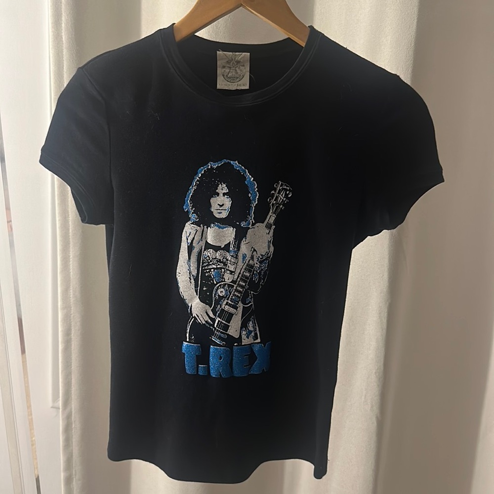 SOUGHT AFTER COLLECTOR T-Shirt Mosquitohead rare glitter T.Rex band shirt